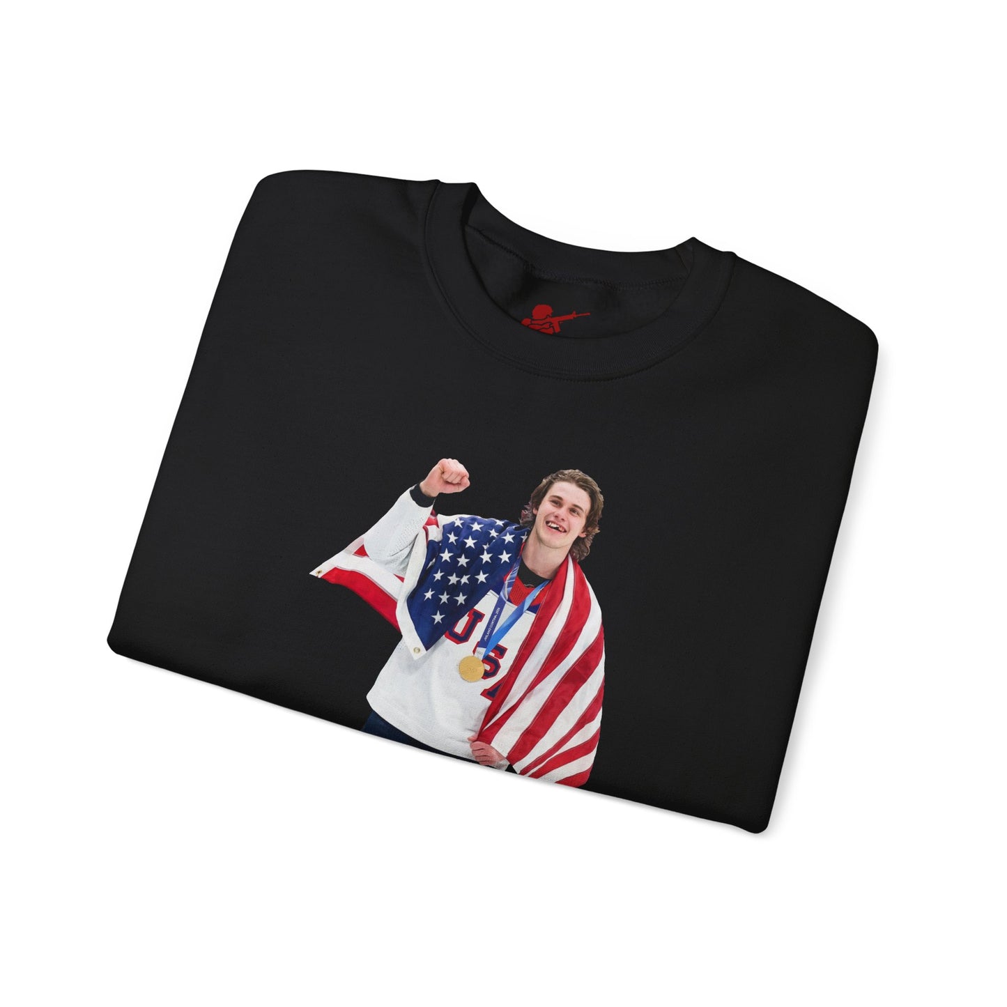 Jack Hughes Gold Crewneck