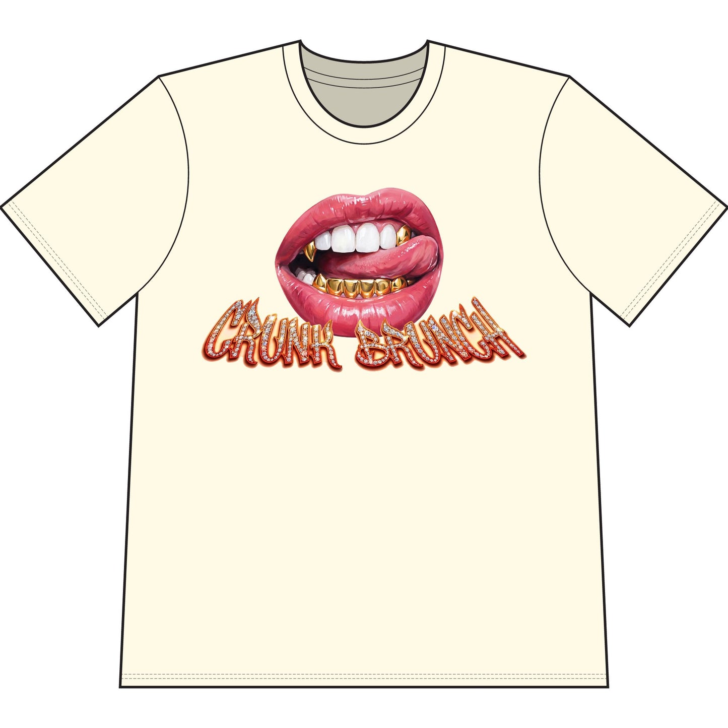 Crunk Brunch 2.2 - PAINT - T Shirt (Shaka Wear)