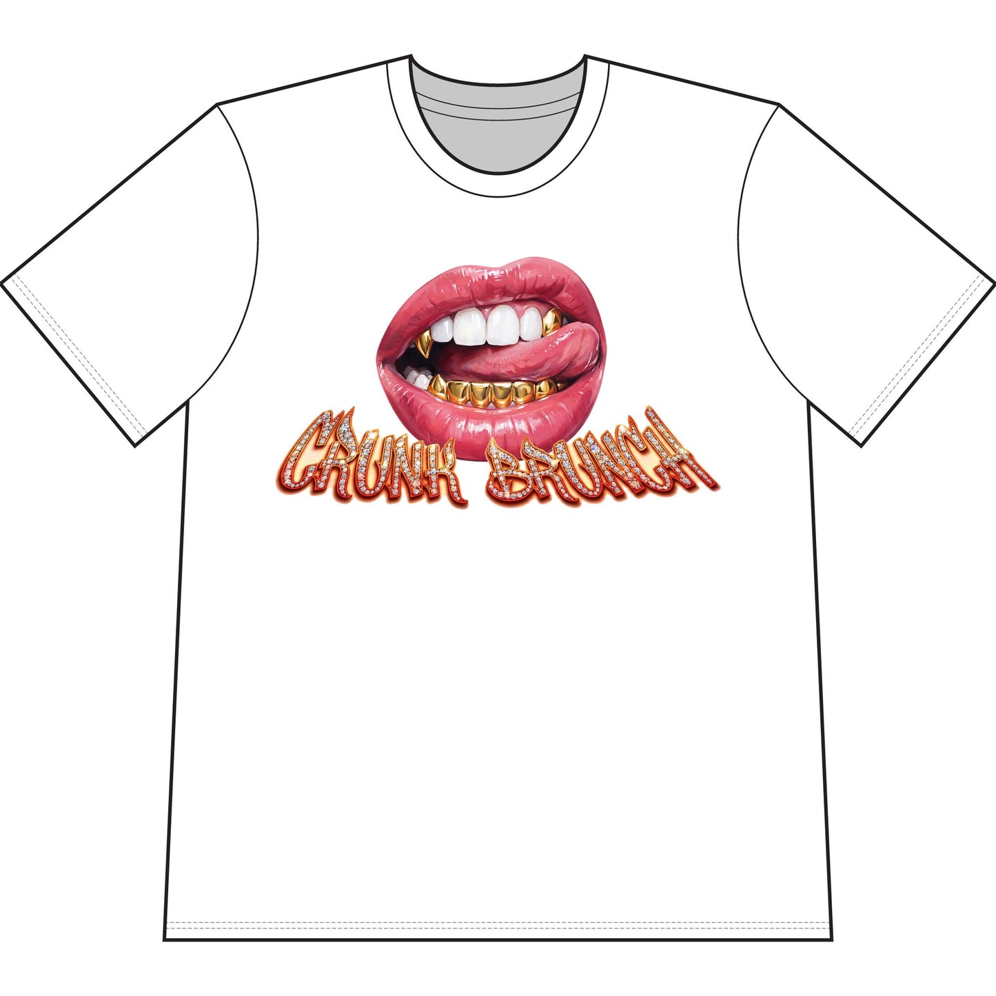 Crunk Brunch 2.2 - PAINT - T Shirt (Shaka Wear)