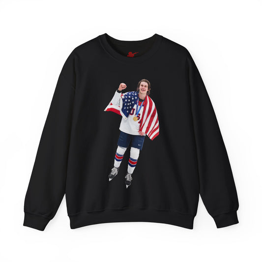 Jack Hughes Gold Crewneck